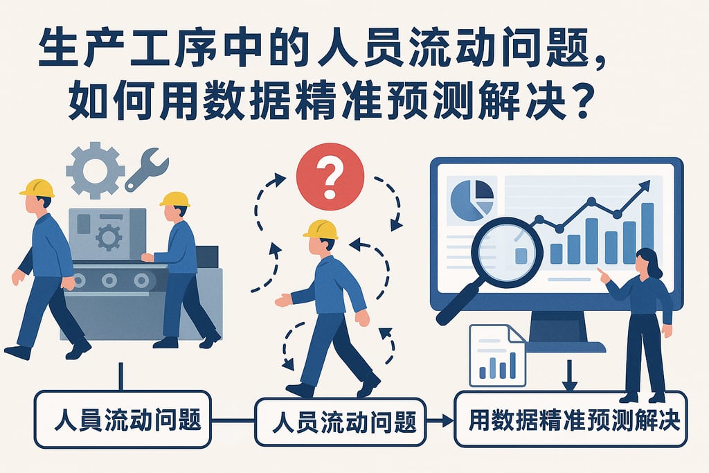 生产工序中的人员流动问题，如何用数据精准预测解决？