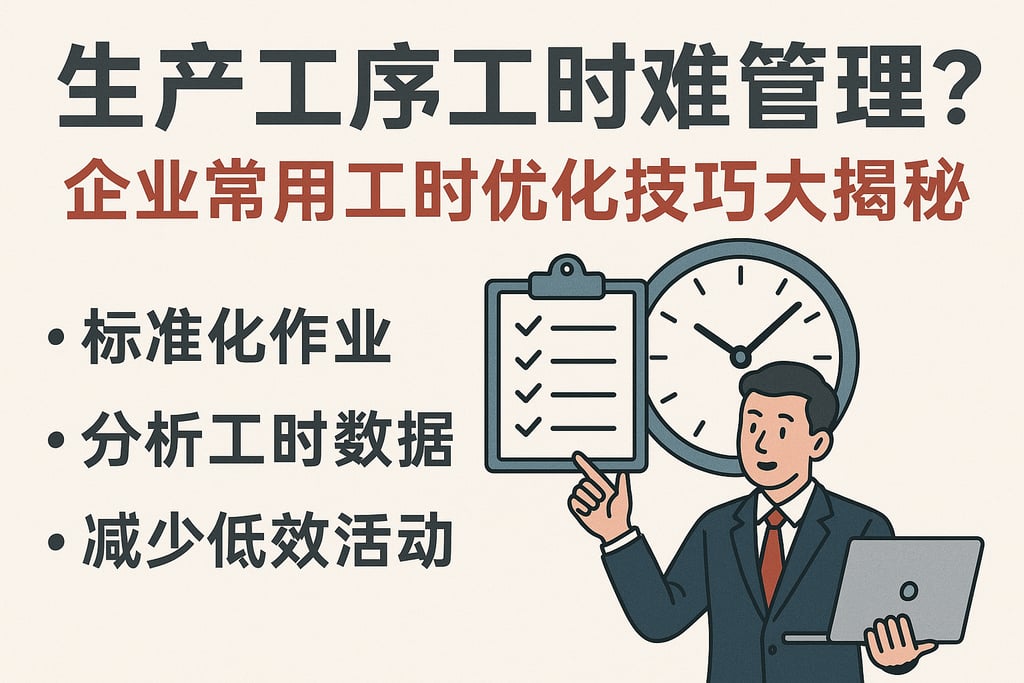 生产工序工时难管理？企业常用工时优化技巧大揭秘