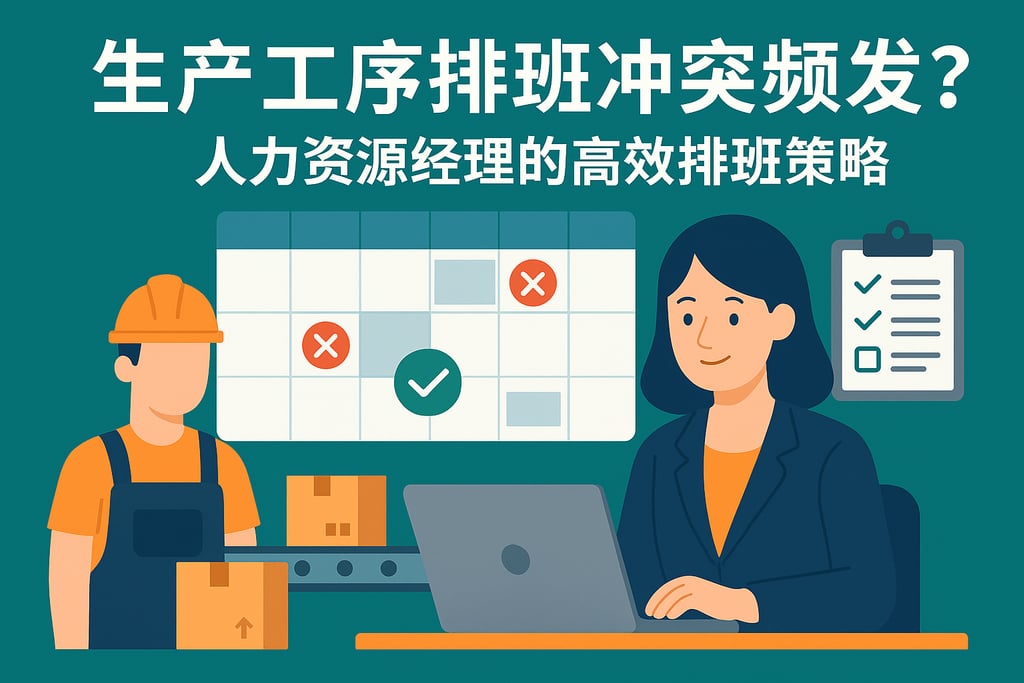 生产工序排班冲突频发？人力资源经理的高效排班策略