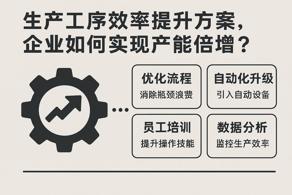 生产工序效率提升方案，企业如何实现产能倍增？