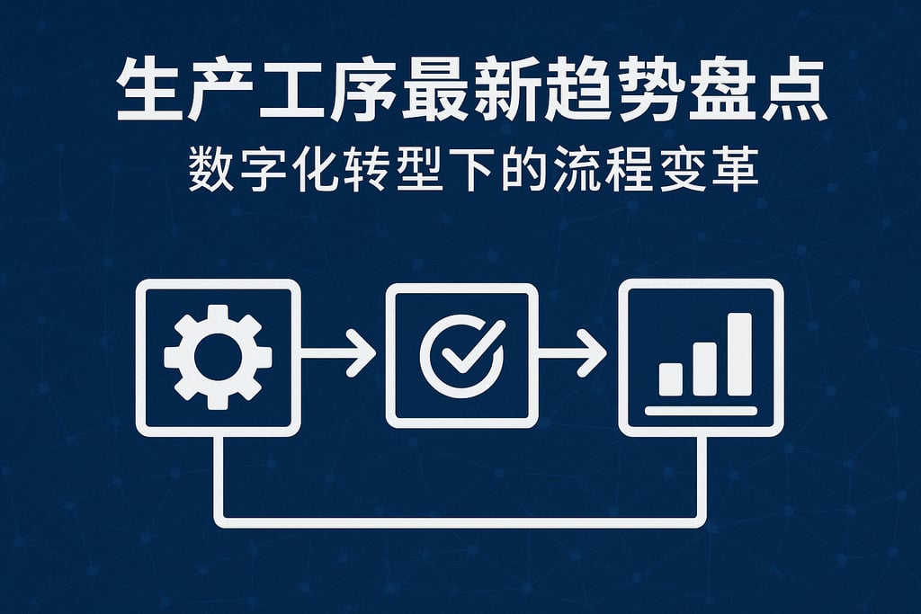 生产工序最新趋势盘点：数字化转型下的流程变革
