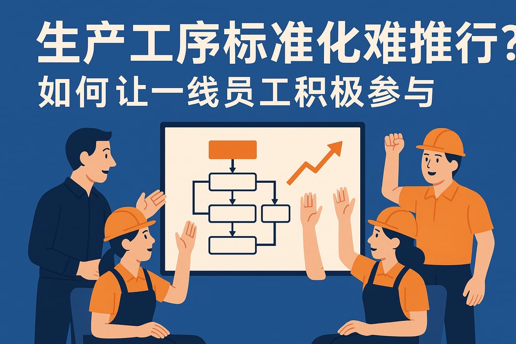 生产工序标准化难推行？如何让一线员工积极参与