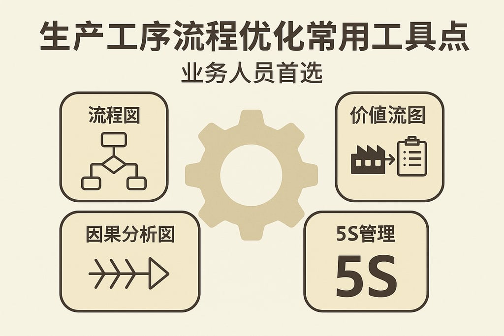 生产工序流程优化常用工具盘点，业务人员首选