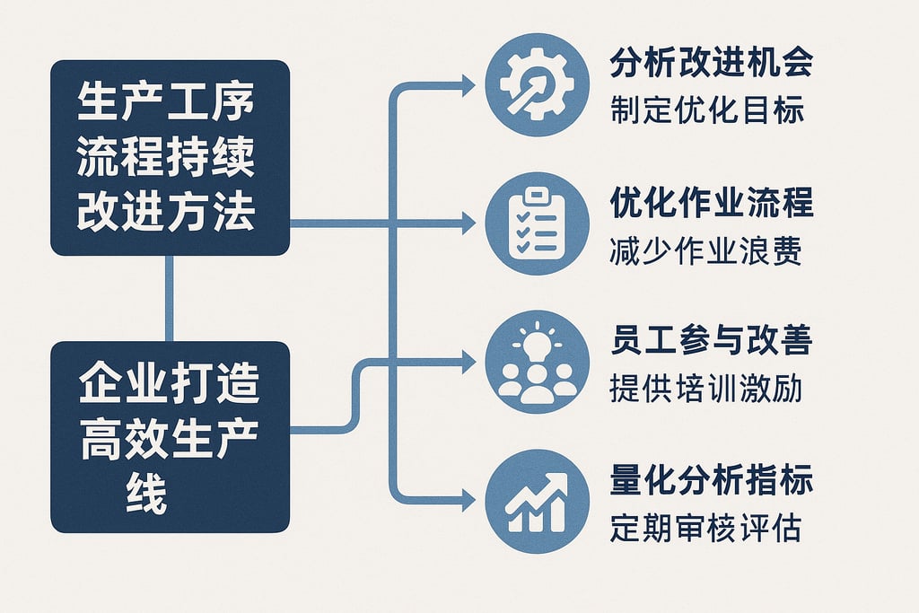 生产工序流程持续改进方法，企业打造高效生产线
