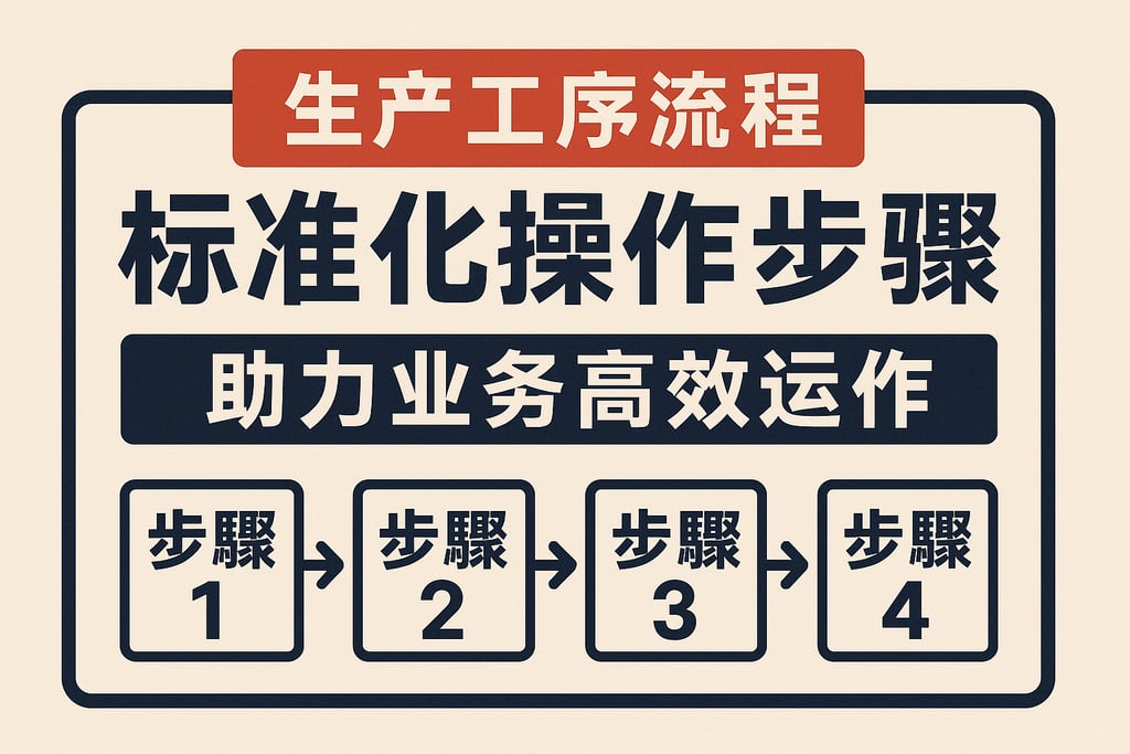 生产工序流程标准化操作步骤，助力业务高效运作