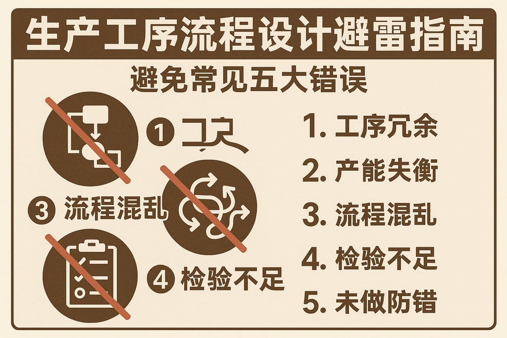 生产工序流程设计避雷指南：避免常见五大错误