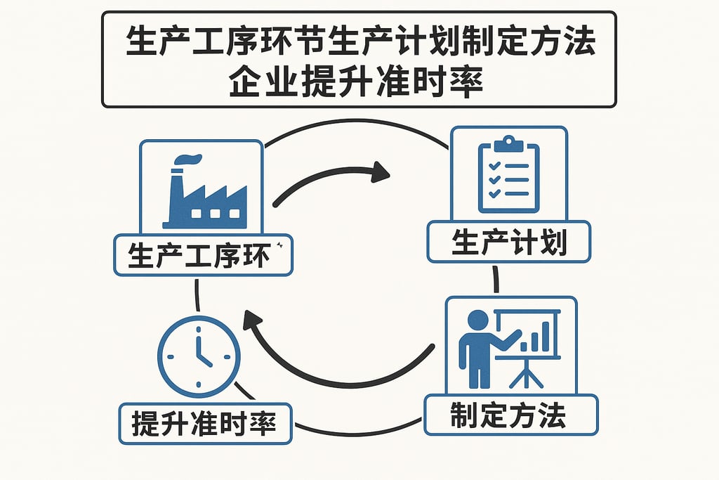 生产工序环节生产计划制定方法，企业提升准时率