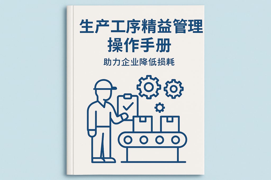 生产工序精益管理操作手册，助力企业降低损耗