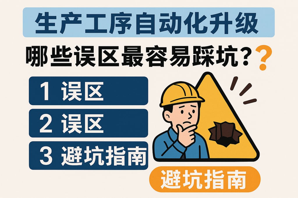 生产工序自动化升级，哪些误区最容易踩坑？避坑指南