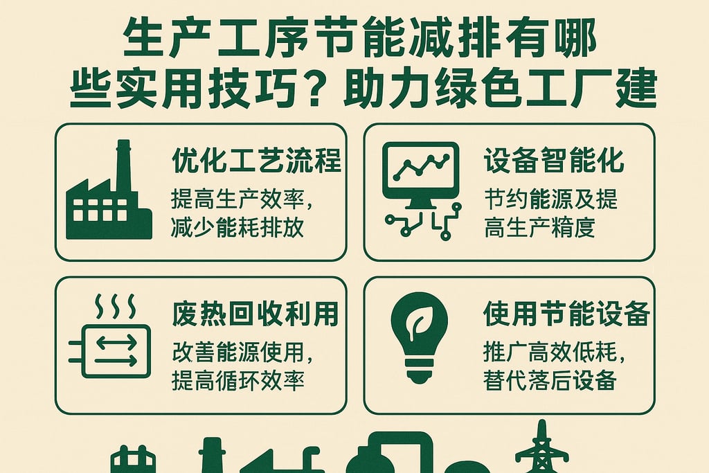 生产工序节能减排有哪些实用技巧？助力绿色工厂建设
