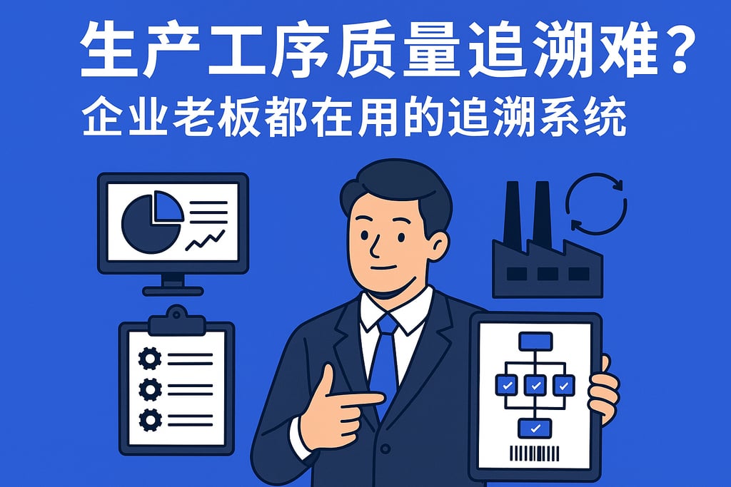 生产工序质量追溯难？企业老板都在用的追溯系统推荐