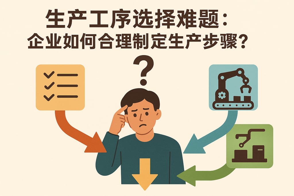 生产工序选择难题：企业如何合理制定生产步骤？