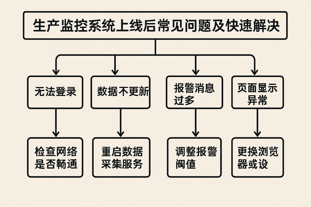 生产监控系统上线后常见问题及快速解决办法