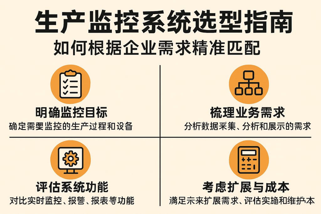 生产监控系统选型指南：如何根据企业需求精准匹配