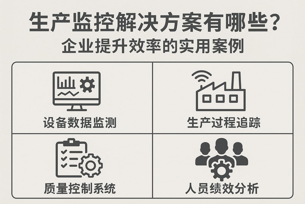 生产监控解决方案有哪些？企业提升效率的实用案例