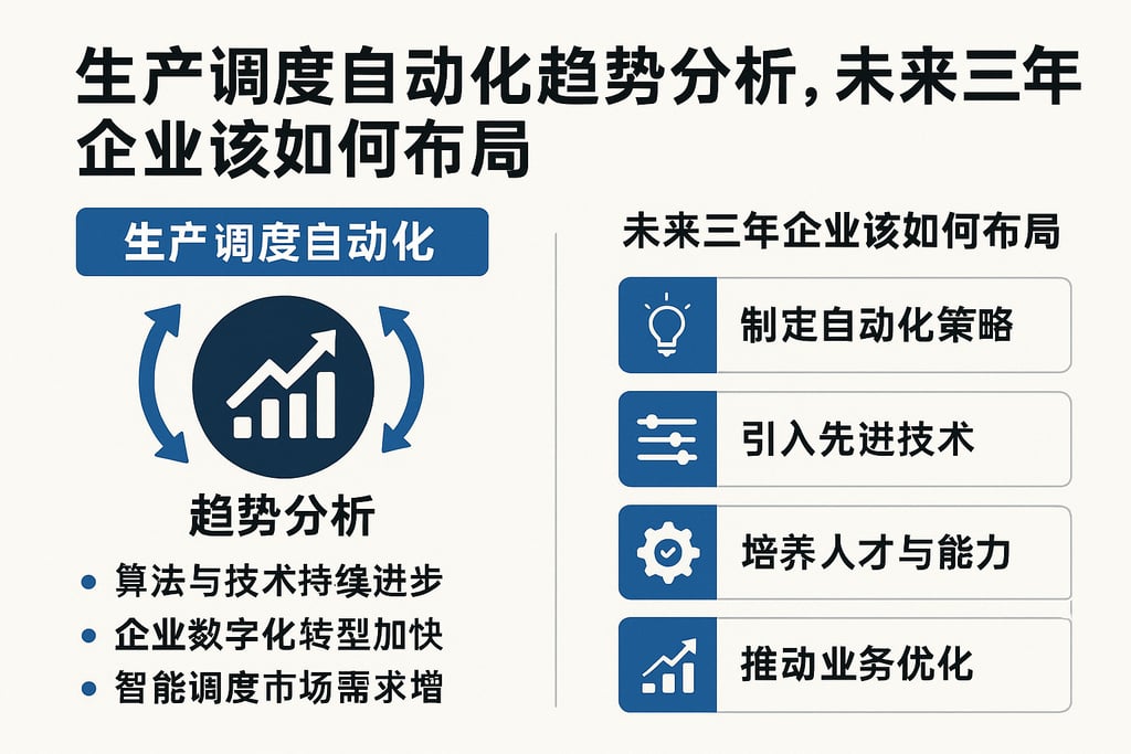生产调度自动化趋势分析，未来三年企业该如何布局