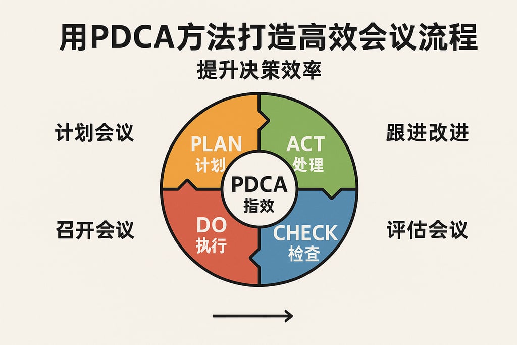 用PDCA方法打造高效会议流程，提升决策效率
