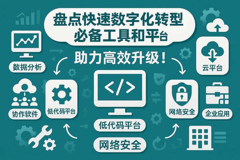 盘点快速数字化转型必备工具和平台，助力高效升级！