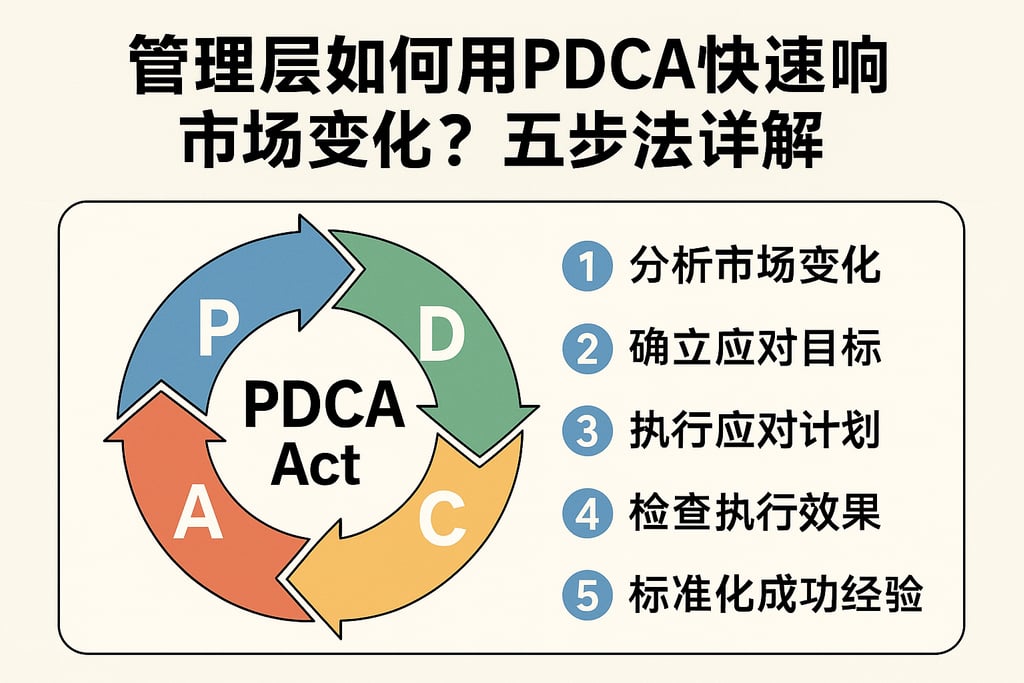 管理层如何用PDCA快速响应市场变化？五步法详解