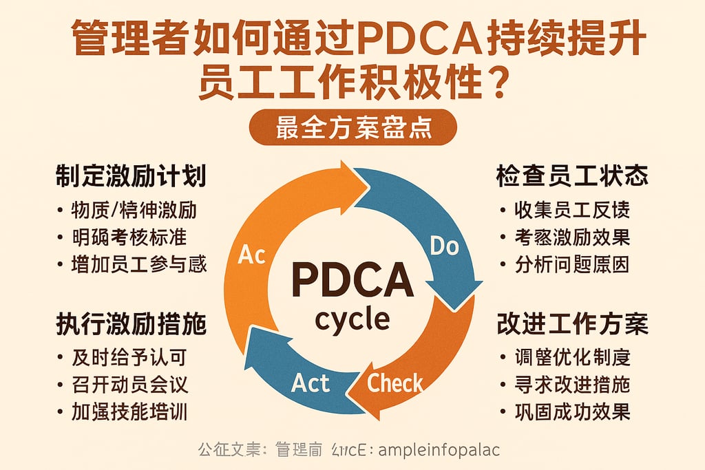 管理者如何通过PDCA持续提升员工工作积极性？最全方案盘点