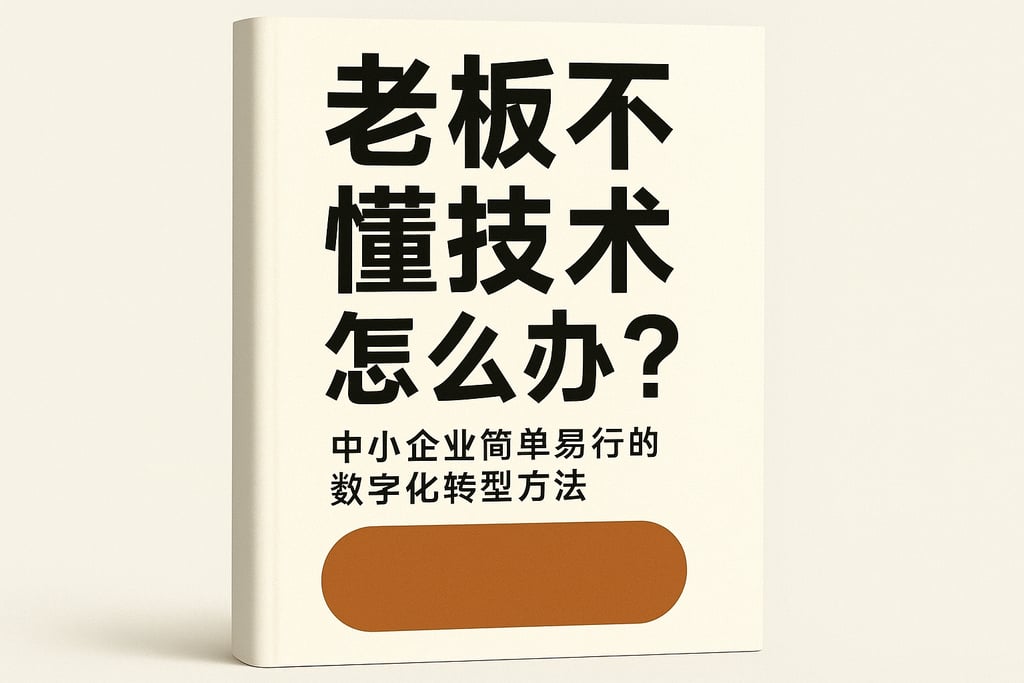 老板不懂技术怎么办？中小企业简单易行的数字化转型方法