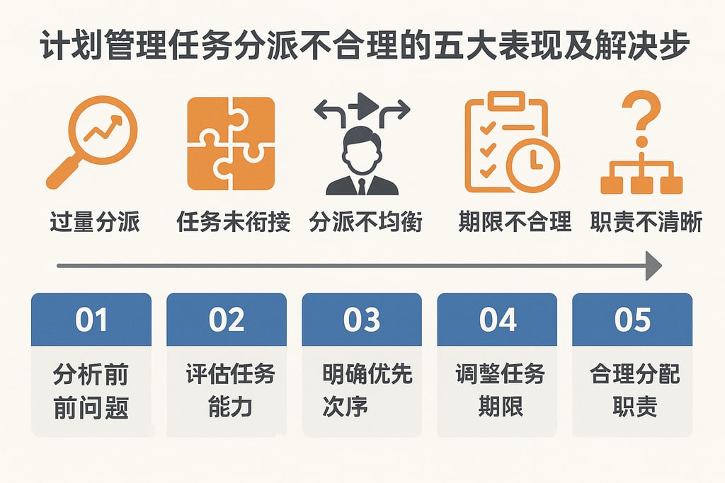 计划管理任务分派不合理的五大表现及解决步骤