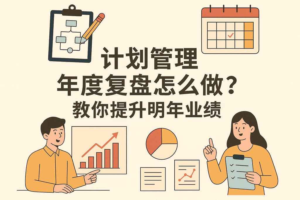 计划管理年度复盘怎么做？教你提升明年业绩