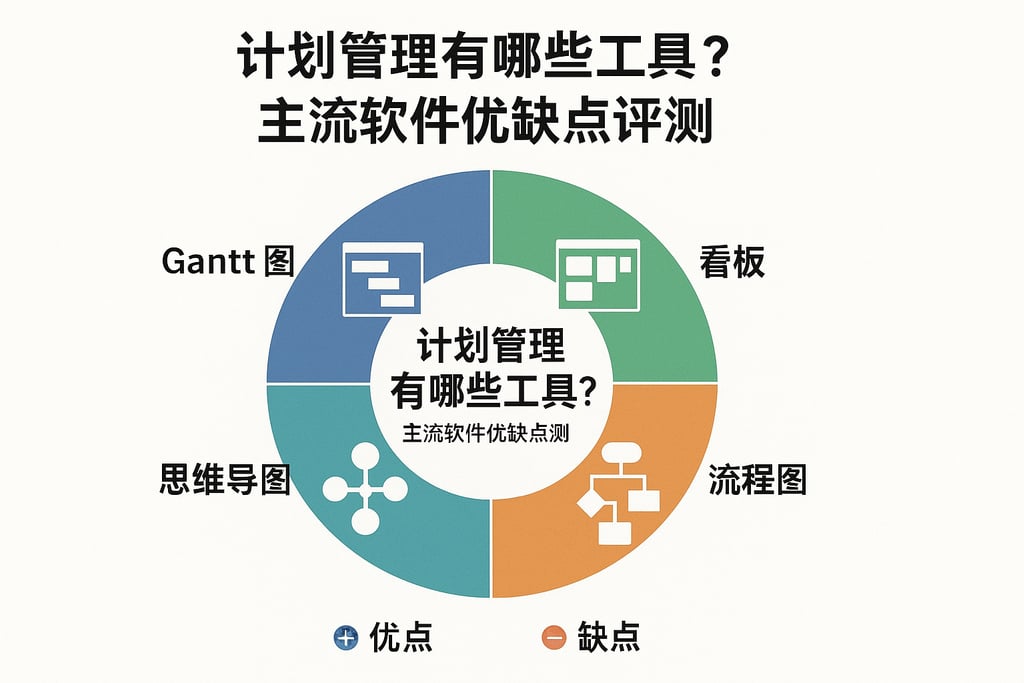 计划管理有哪些工具？主流软件优缺点评测