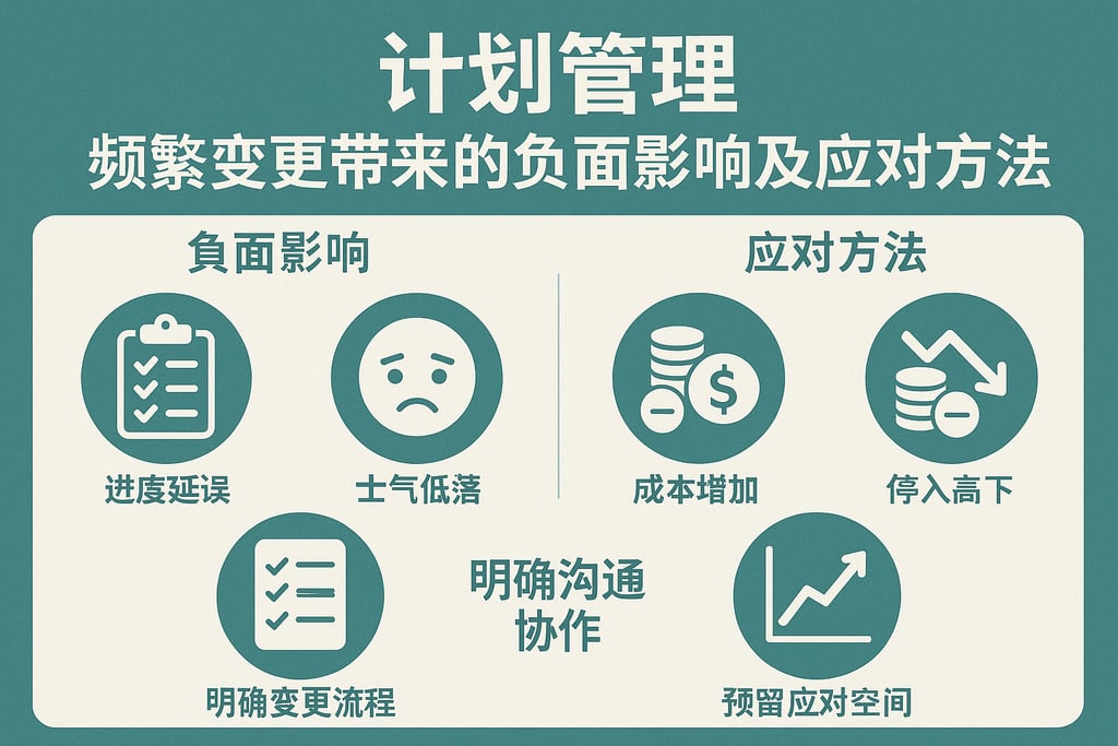 计划管理频繁变更带来的负面影响及应对方法