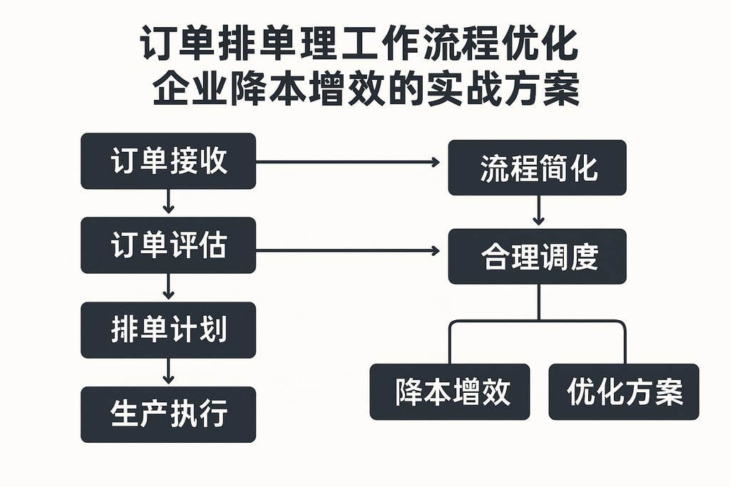 订单排单管理工作流程优化，企业降本增效的实战方案