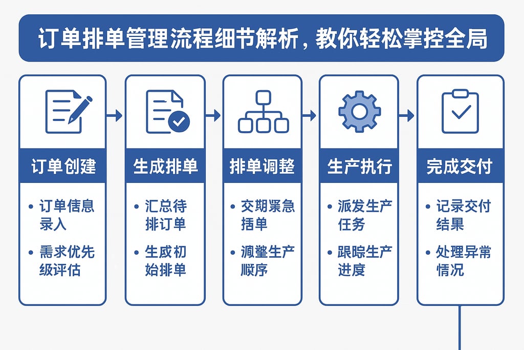 订单排单管理流程细节解析，教你轻松掌控全局