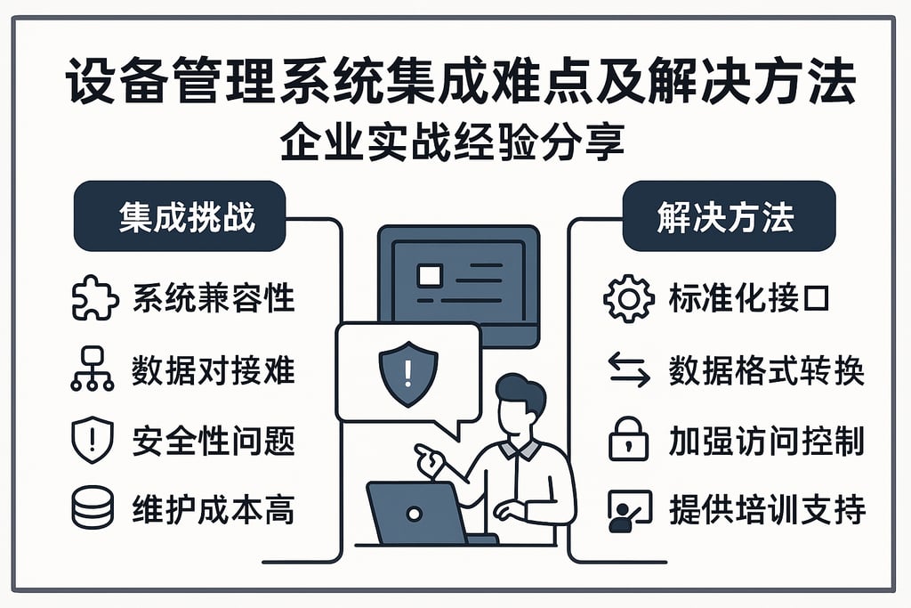 设备管理系统集成难点及解决方法，企业实战经验分享