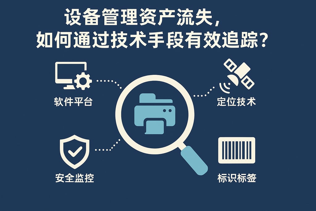设备管理资产流失，如何通过技术手段有效追踪？