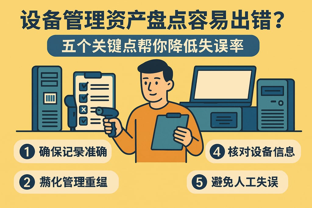 设备管理资产盘点容易出错？五个关键点帮你降低失误率
