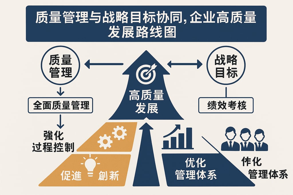 质量管理与战略目标协同，企业高质量发展路线图