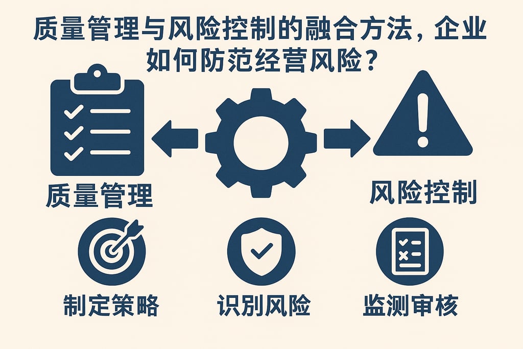 质量管理与风险控制的融合方法，企业如何防范经营风险？