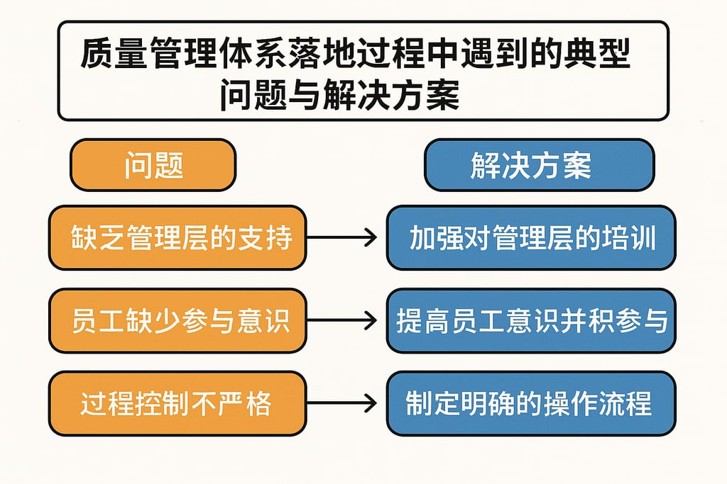 质量管理体系落地过程中遇到的典型问题与解决方案