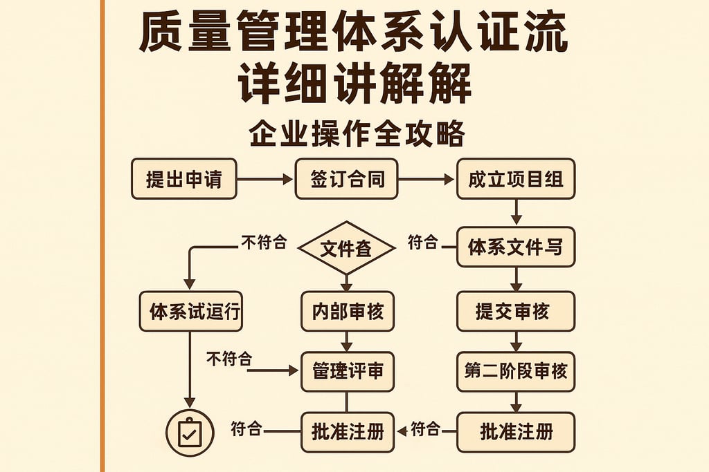 质量管理体系认证流程详细讲解，企业操作全攻略