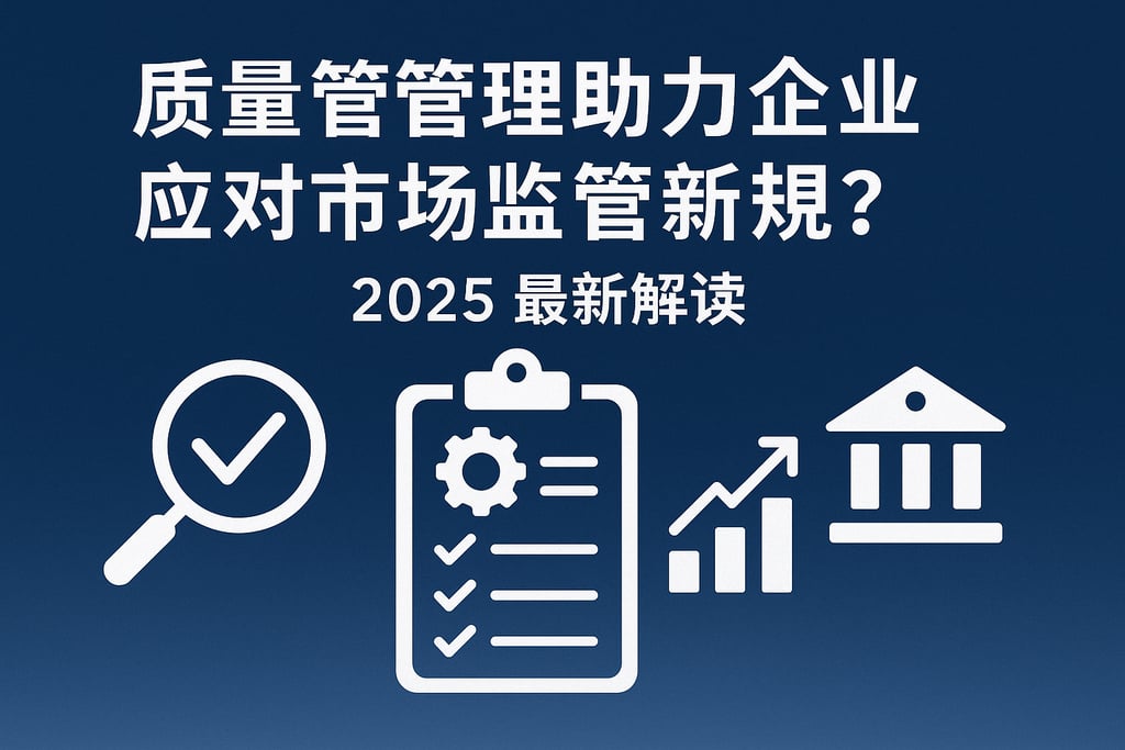 质量管理如何助力企业应对市场监管新规？2025最新解读
