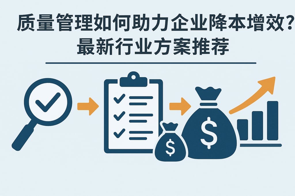 质量管理如何助力企业降本增效？最新行业方案推荐