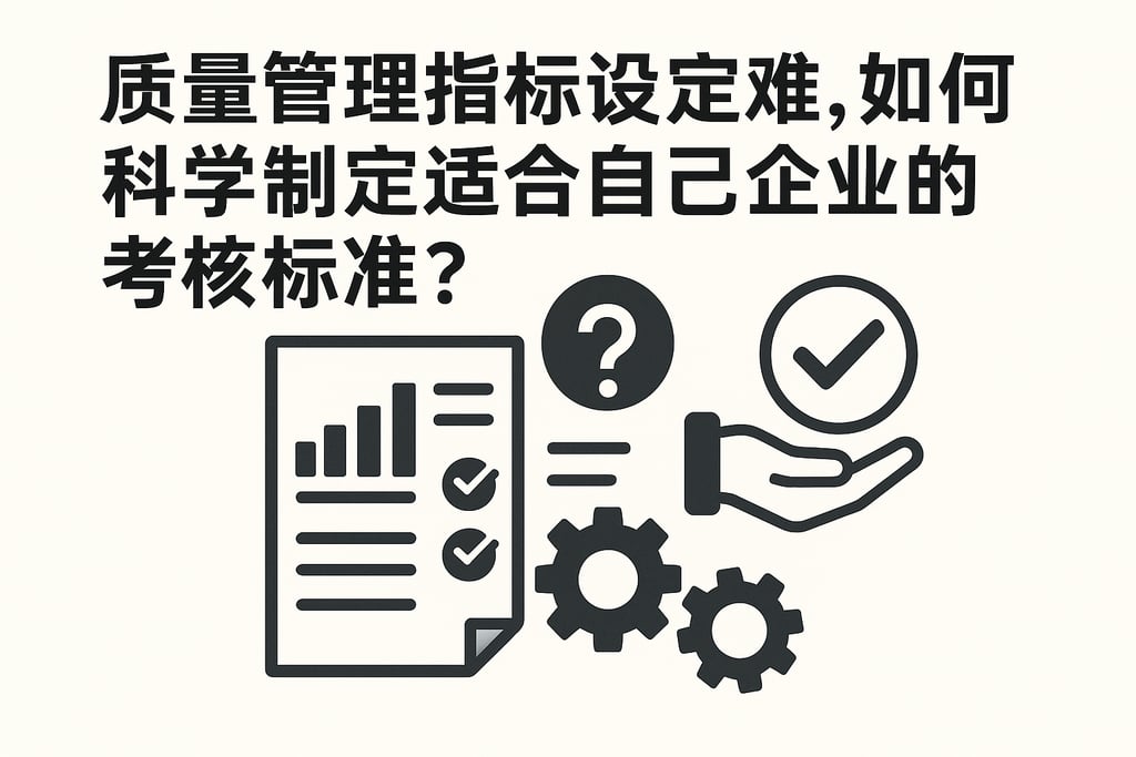 质量管理指标设定难，如何科学制定适合自己企业的考核标准？