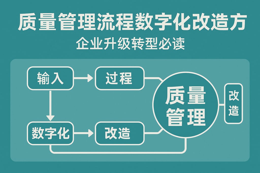 质量管理流程数字化改造方案，企业升级转型必读