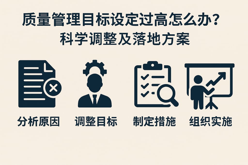 质量管理目标设定过高怎么办？科学调整及落地方案