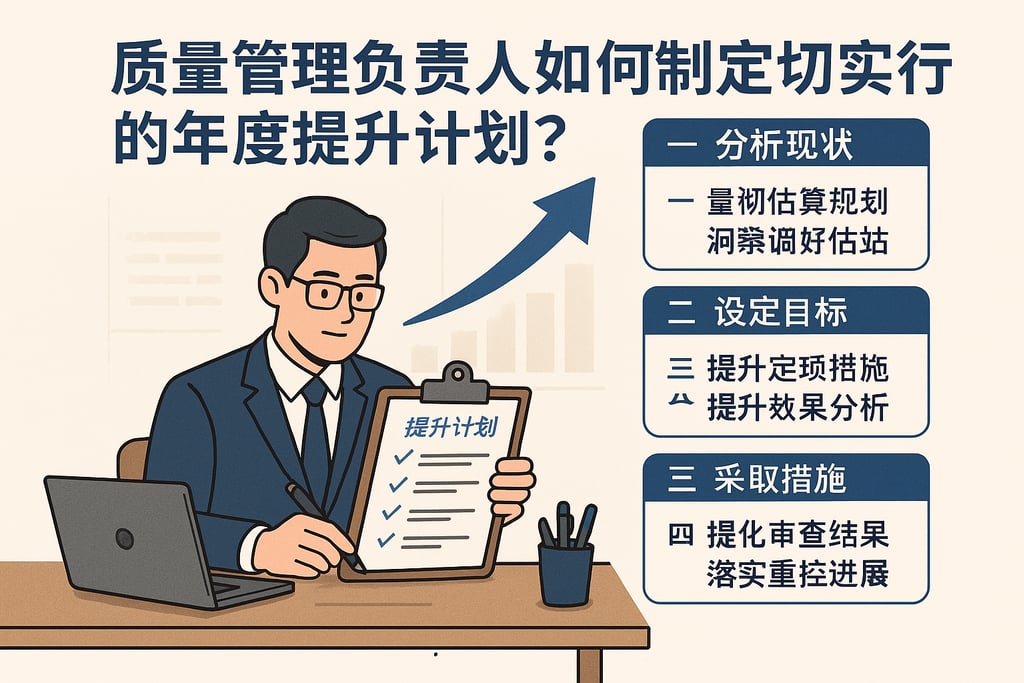 质量管理负责人如何制定切实可行的年度提升计划？关键点有哪些