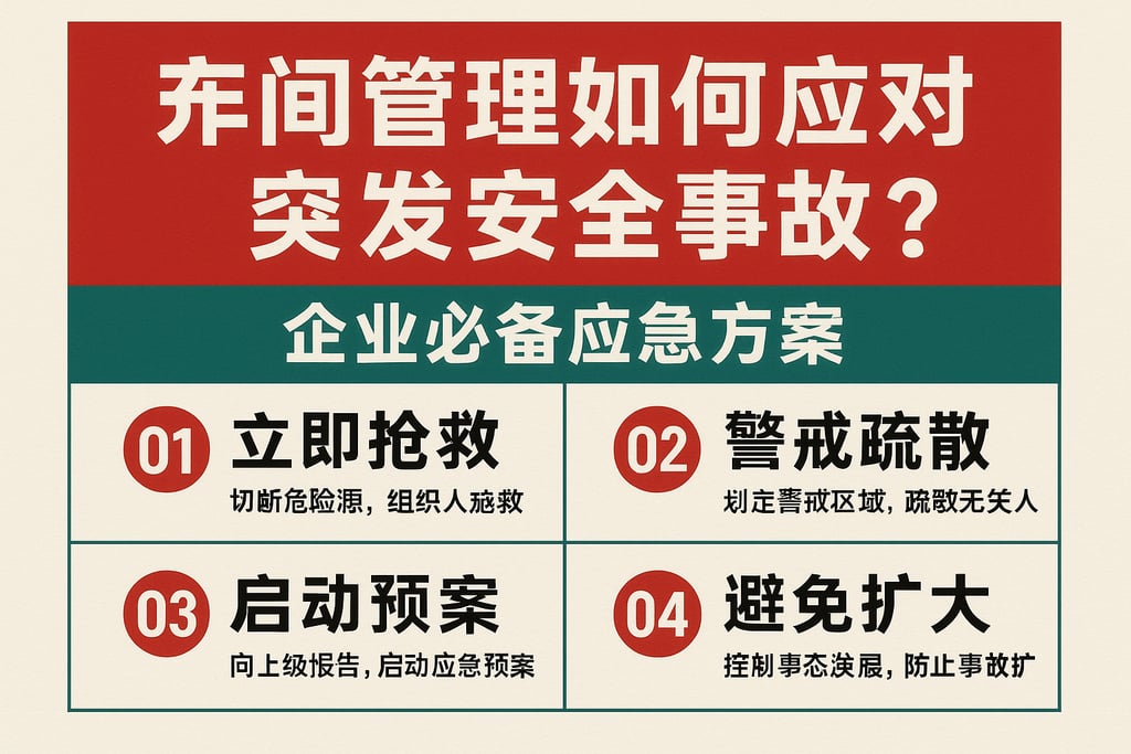 车间管理如何应对突发安全事故？企业必备应急方案