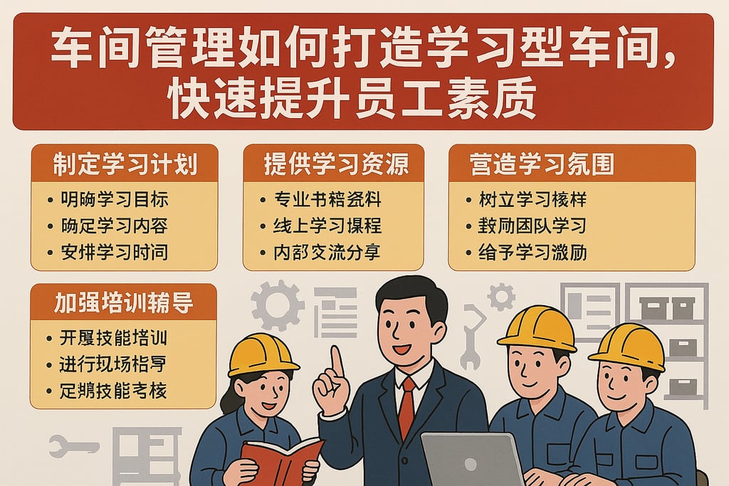 车间管理如何打造学习型车间，快速提升员工素质
