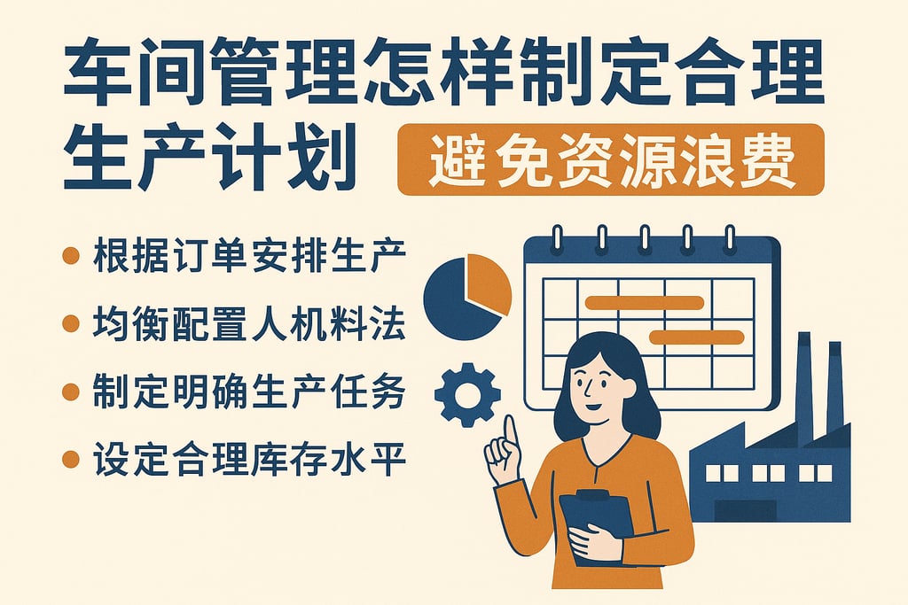车间管理怎样制定合理生产计划，避免资源浪费