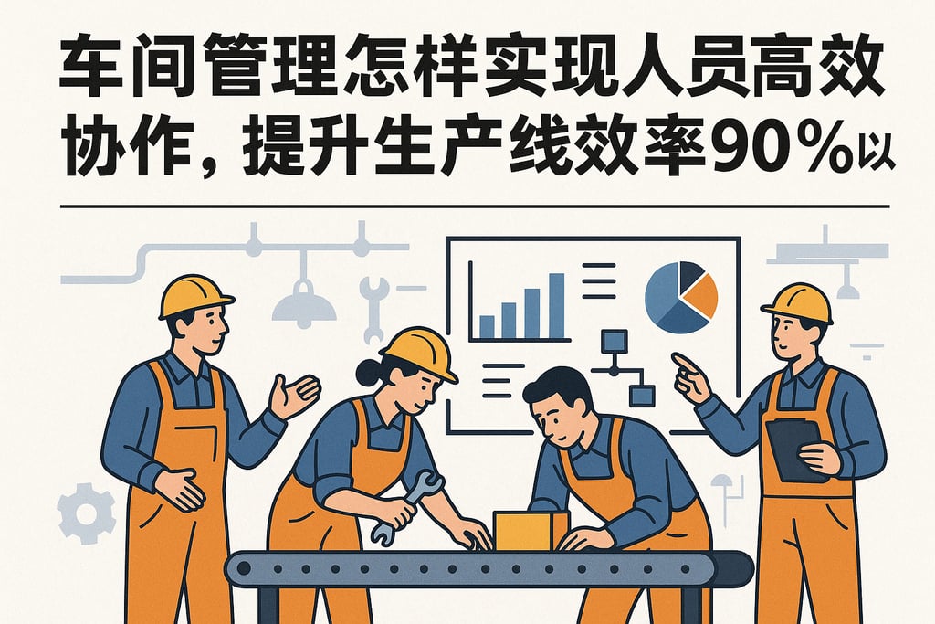 车间管理怎样实现人员高效协作，提升生产线效率90％以上