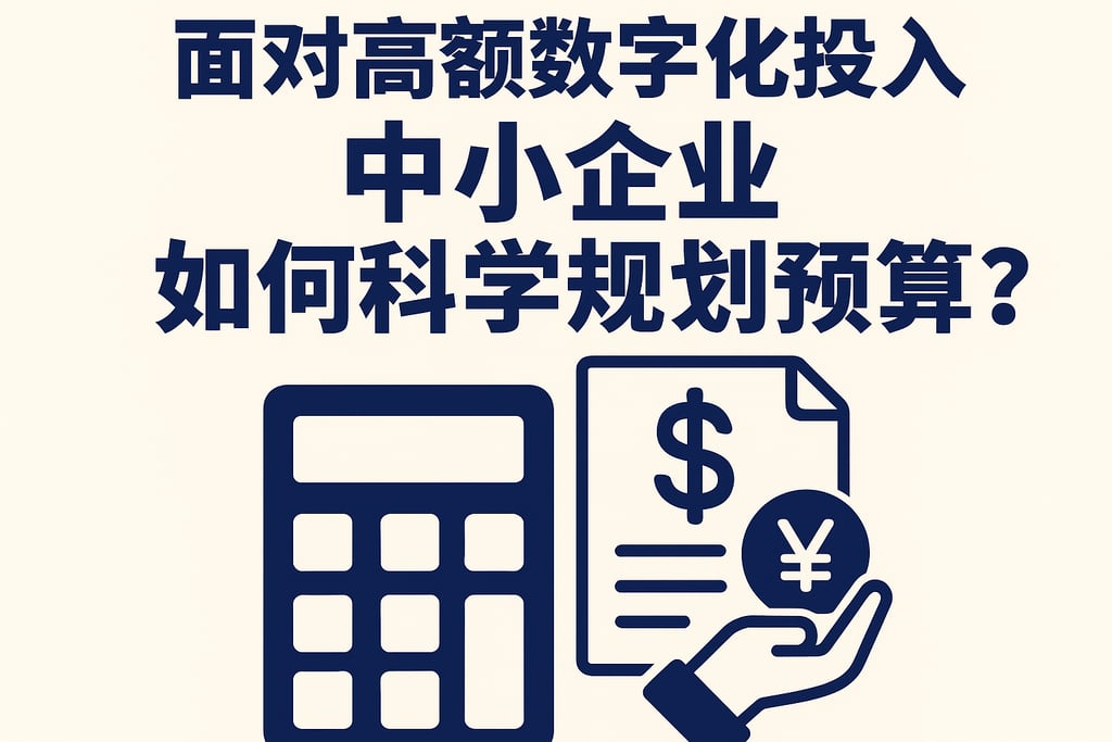 面对高额数字化投入，中小企业如何科学规划预算？