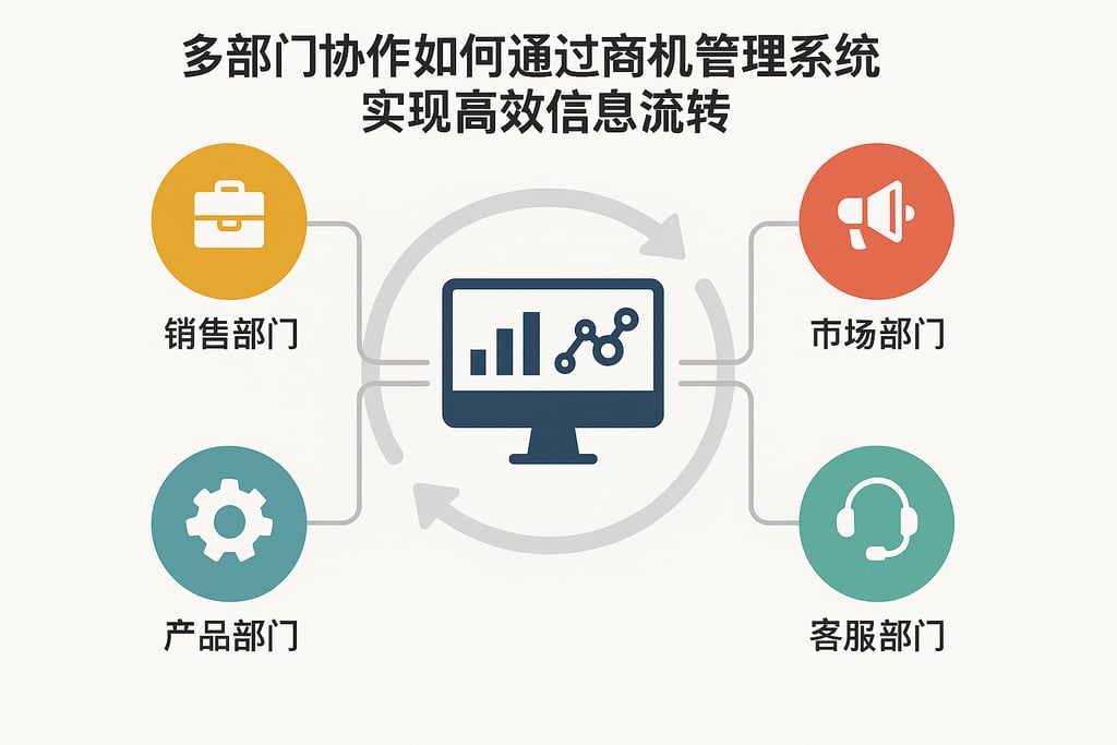 多部门协作如何通过商机管理系统实现高效信息流转 | 零代码企业数字化知识站